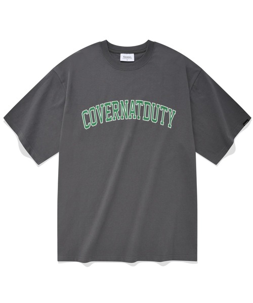 COVERNAT（カバーナット）の「【COVERNAT】SMALL ARCH LOGO DUTY S/S TEE / カバーナット スモール アーチ ロゴ デューティー Tシャツ（Tシャツ/カットソー・メンズ・チャコールグレー/ホワイト/ネイビー/ブルー・MEDIUM/SMALL/X-LARGE/LARGE）」の3枚目の写真