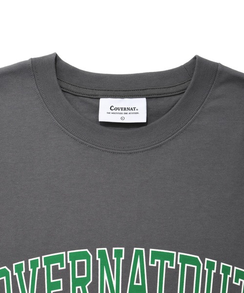 COVERNAT（カバーナット）の「【COVERNAT】SMALL ARCH LOGO DUTY S/S TEE / カバーナット スモール アーチ ロゴ デューティー Tシャツ（Tシャツ/カットソー・メンズ・チャコールグレー/ホワイト/ネイビー/ブルー・MEDIUM/SMALL/X-LARGE/LARGE）」の22枚目の写真