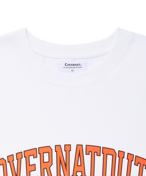 COVERNAT（カバーナット）の「【COVERNAT】SMALL ARCH LOGO DUTY S/S TEE / カバーナット スモール アーチ ロゴ デューティー Tシャツ（Tシャツ/カットソー・メンズ・チャコールグレー/ホワイト/ネイビー/ブルー・MEDIUM/SMALL/X-LARGE/LARGE）」の14枚目の写真