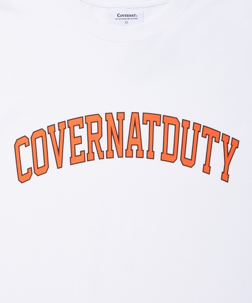 COVERNAT（カバーナット）の「【COVERNAT】SMALL ARCH LOGO DUTY S/S TEE / カバーナット スモール アーチ ロゴ デューティー Tシャツ（Tシャツ/カットソー・メンズ・チャコールグレー/ホワイト/ネイビー/ブルー・MEDIUM/SMALL/X-LARGE/LARGE）」の15枚目の写真