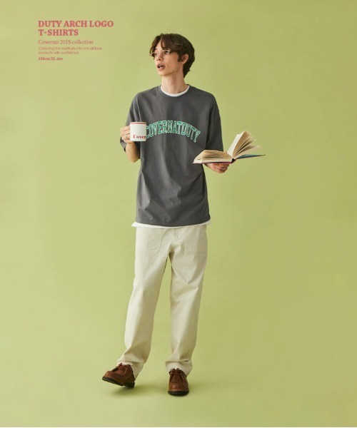 COVERNATのArch Dying T-shirt 全2色 Arch Dying T-Shirt Blue logo T恤$34.00 超值好货| 北美省钱快报