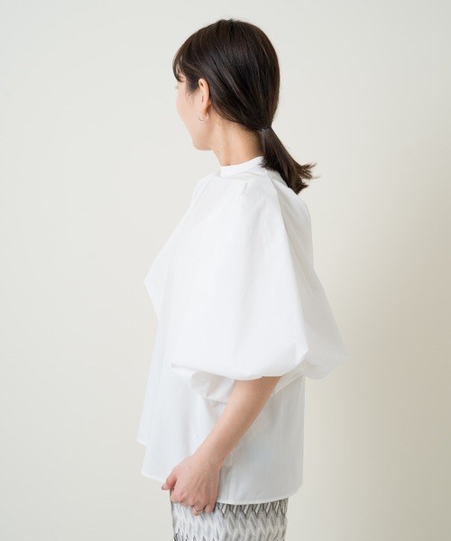 Kastane（カスタネ）の「BIGボリューム袖ブラウス（シャツ/ブラウス・レディース・オフホワイト/グリーン/グレイッシュベージュ・FREE）」の15枚目の写真