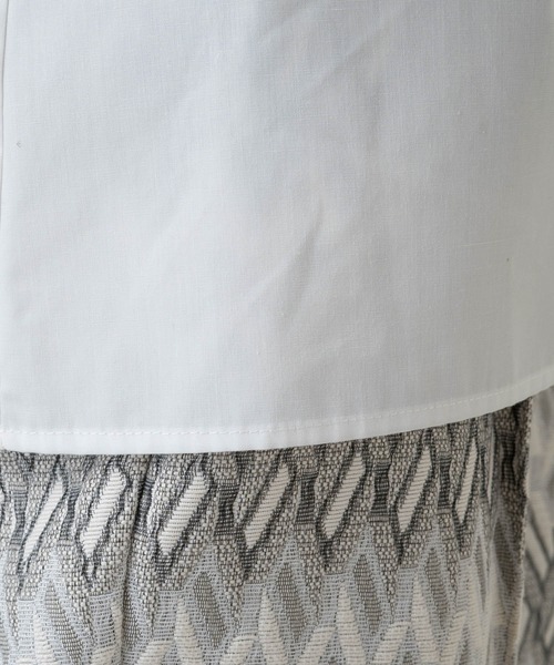 Kastane（カスタネ）の「BIGボリューム袖ブラウス（シャツ/ブラウス・レディース・オフホワイト/グリーン/グレイッシュベージュ・FREE）」の13枚目の写真