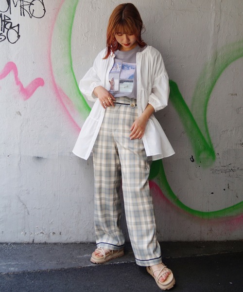 179/WG(イチナナキュウダブルジー)の「シロクマTシャツ(Tシャツ/カットソー・レディース・ブルー/ブラック/オフホワイト・FREE)」の21枚目の写真