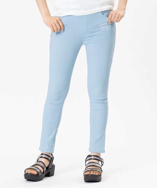 algy（アルジー）の「ALGYサマーレギニー_ストレッチ 9分丈（その他パンツ・キッズ・ブラック/ラベンダー/オフホワイト/ミント/サックスブルー・MEDIUM/SMALL/XX-SMALL/X-SMALL/XXX-SMALL）」の5枚目の写真