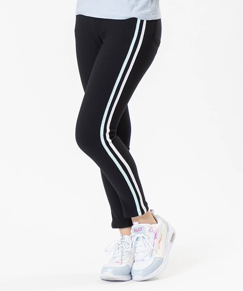 algy（アルジー）の「ALGYサマーレギニー_ストレッチ 9分丈（その他パンツ・キッズ・ブラック/ラベンダー/オフホワイト/ミント/サックスブルー・MEDIUM/SMALL/XX-SMALL/X-SMALL/XXX-SMALL）」の4枚目の写真