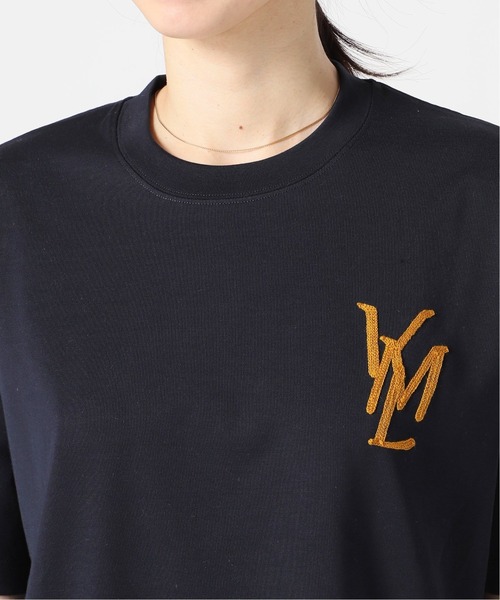 新品 VERMEILチェーン刺繍 Tシャツ ネイビー 新品 VERMEILチェーン刺繍 Tシャツ ネイビー - メルカリ