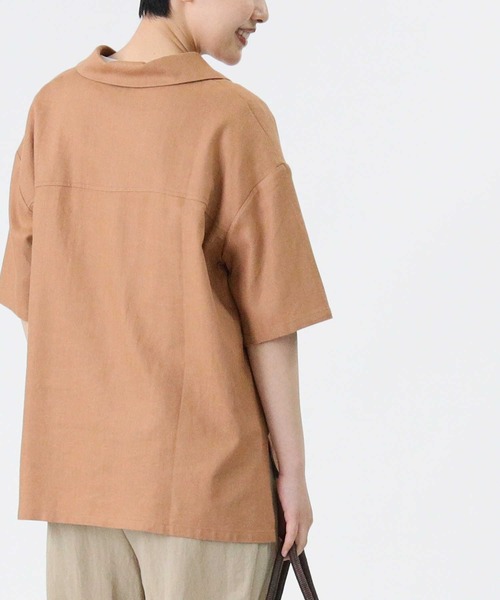 RAG MACHINE（ラグマシーン）の「【RAG MACHINE】チャイナボタン半袖シャツ（シャツ/ブラウス・レディース・レンガ/オリーブ/ベージュ・M/L）」の17枚目の写真