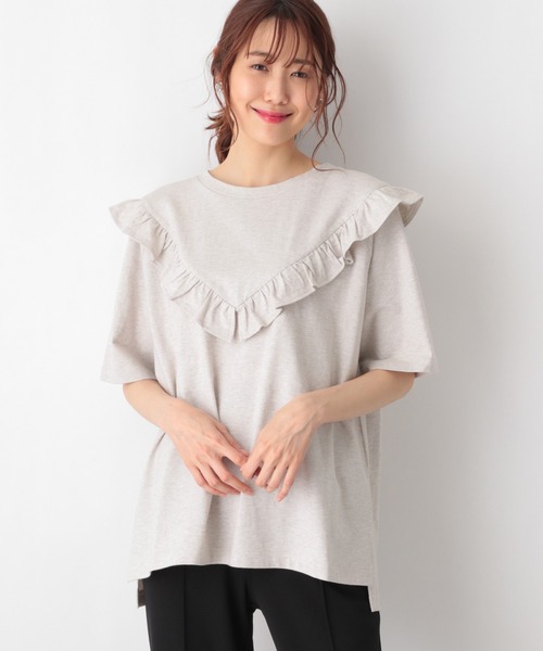 ダンプ　カットソーワークフリルシャツ ダンプ カットソーワークフリルシャツ GLOBAL WORK｜グローバル