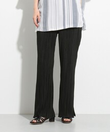 【洗える】カットプリーツパンツ