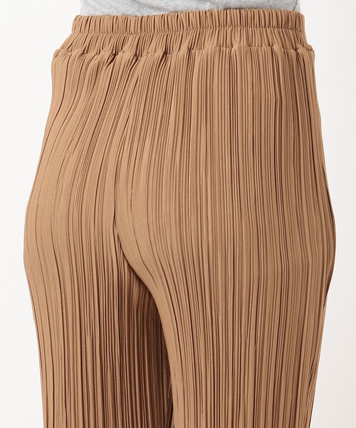 SHARE PARK（シェアパーク）の「【洗える】カットプリーツパンツ（その他パンツ・レディース・ブラック系/ライトグレー系/黄土色系・1）」の7枚目の写真