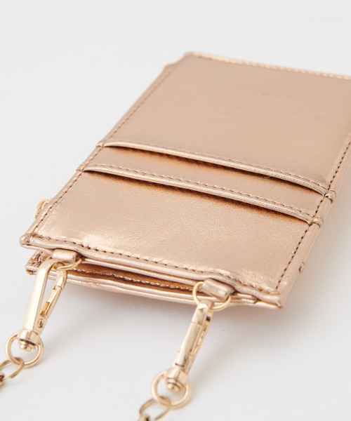 natural couture(ナチュラルクチュール)の「チェーンスマホショルダーバッグ(ショルダーバッグ・レディース・ピンク/ピンクゴールド/その他1/オフホワイト/ブラック/レッド・FREE)」の19枚目の写真