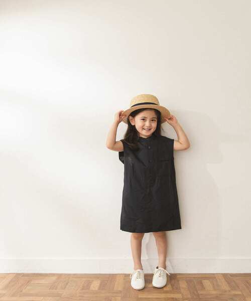 FORK&SPOON（フォークアンドスプーン）の「FORK&SPOON　ノースリーブロングシャツ(KIDS)（シャツ/ブラウス・キッズ・ネイビー/グリーン系その他・105/120/135）」の12枚目の写真