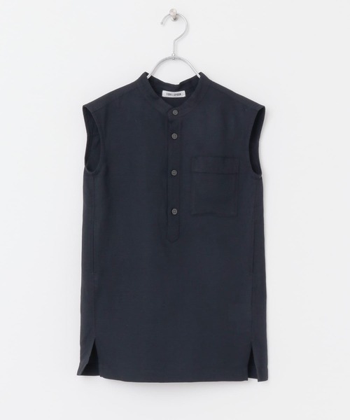 FORK&SPOON（フォークアンドスプーン）の「FORK&SPOON　ノースリーブロングシャツ(KIDS)（シャツ/ブラウス・キッズ・ネイビー/グリーン系その他・105/120/135）」の6枚目の写真