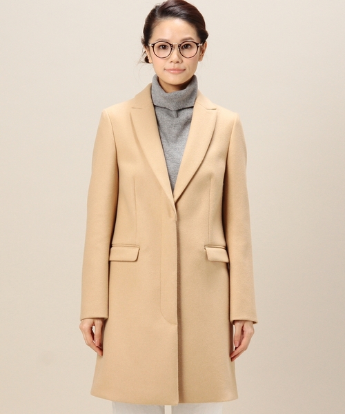 BEAUTY&YOUTH UNITED ARROWS(ビューティーアンドユースユナイテッドアローズ)の「BYTF ダブルメルトンチェスターコート◆(チェスターコート・レディース・ブラック/ベージュ・SMALL/MEDIUM)」の11枚目の写真