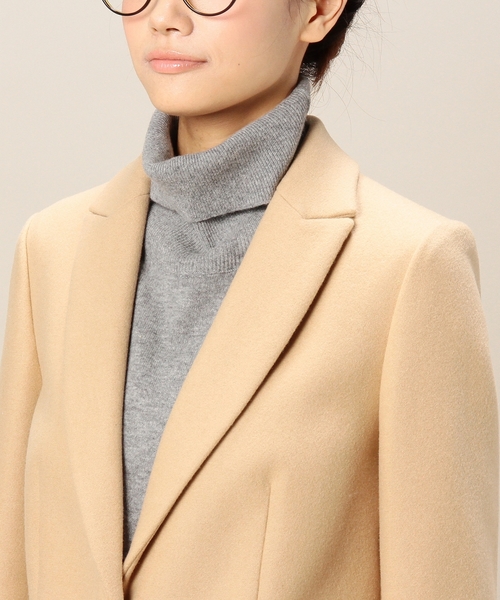 BEAUTY&YOUTH UNITED ARROWS(ビューティーアンドユースユナイテッドアローズ)の「BYTF ダブルメルトンチェスターコート◆(チェスターコート・レディース・ブラック/ベージュ・SMALL/MEDIUM)」の14枚目の写真