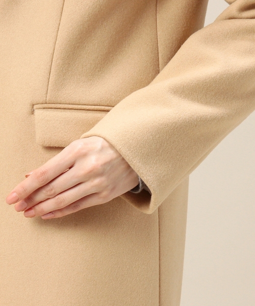 BEAUTY&YOUTH UNITED ARROWS(ビューティーアンドユースユナイテッドアローズ)の「BYTF ダブルメルトンチェスターコート◆(チェスターコート・レディース・ブラック/ベージュ・SMALL/MEDIUM)」の15枚目の写真