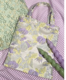 フラワーサテンミニトート