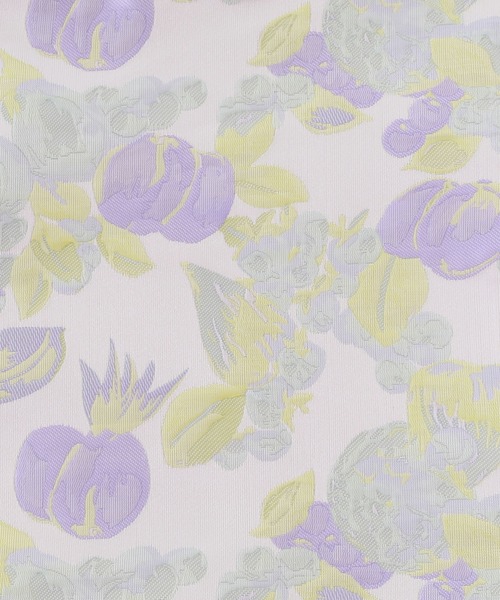 WC（ダブル シー）の「フラワーサテンミニトート（トートバッグ・レディース・グリーン/ライトパープル・FREE）」の3枚目の写真