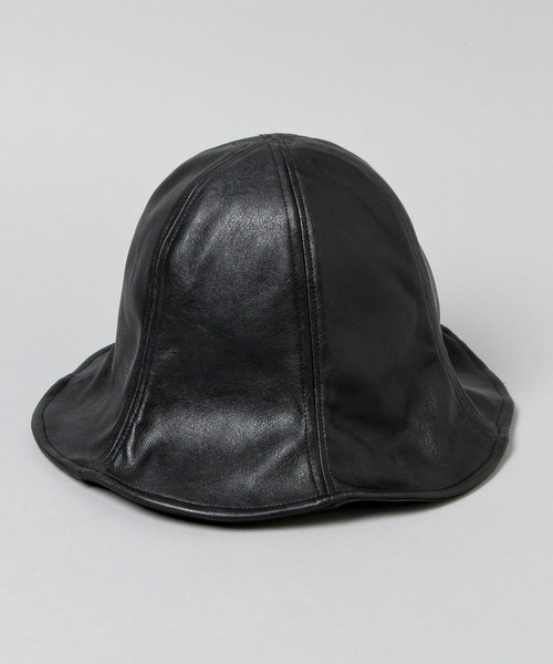 HARE（ハレ）の「リバーシブルレザーチューリップハット(HARE)（ハット・レディース・ブラック・FREE）」の4枚目の写真
