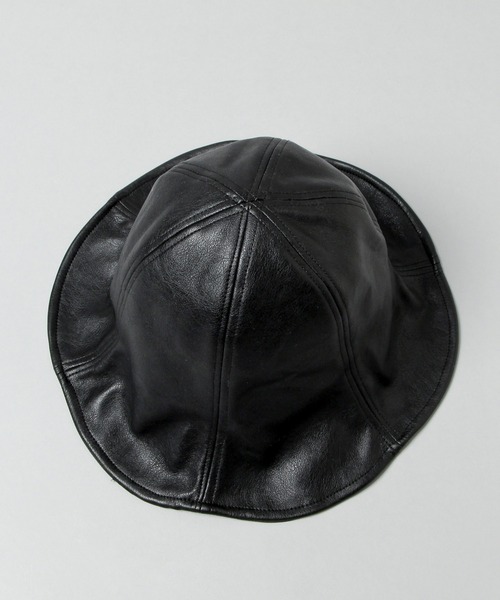 HARE（ハレ）の「リバーシブルレザーチューリップハット(HARE)（ハット・レディース・ブラック・FREE）」の3枚目の写真