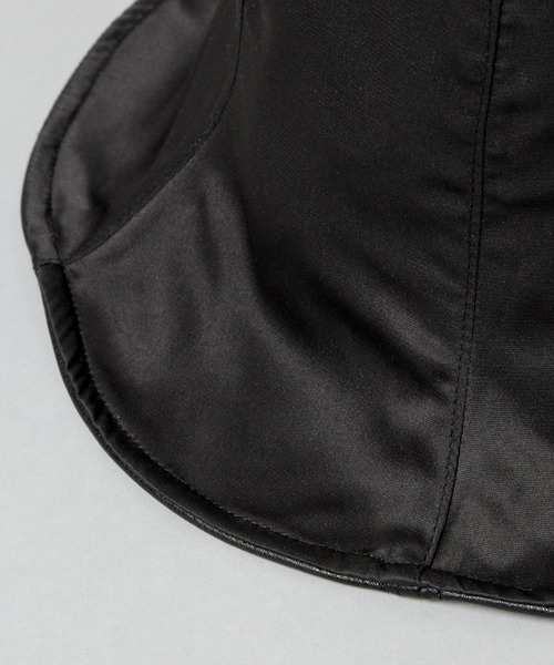 HARE（ハレ）の「リバーシブルレザーチューリップハット(HARE)（ハット・レディース・ブラック・FREE）」の5枚目の写真