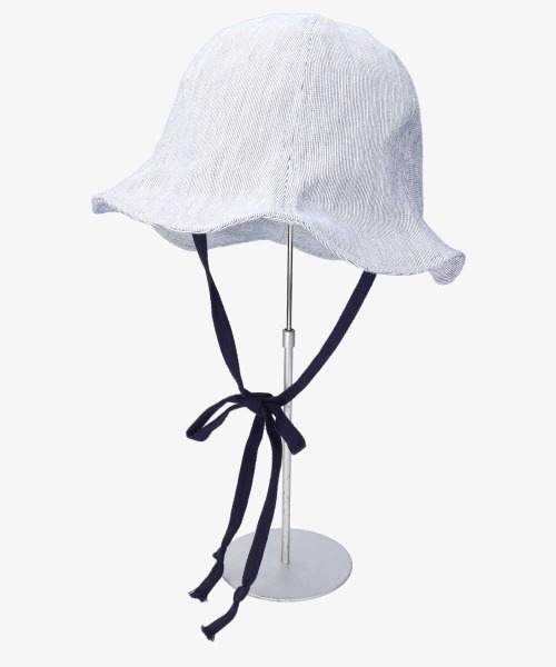 OVERRIDE(オーバーライド)の「【OVERRIDE】OR LINENMIX TURIP(ハット・レディース・ブラック/ベージュ/ブルー・58cm)」の12枚目の写真