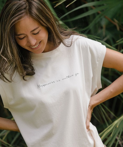 BAYFLOW(ベイフロー)の「MIEコラボ/フォトT(Tシャツ/カットソー・レディース・ブルー/アイボリー/ホワイト・FREE)」の20枚目の写真