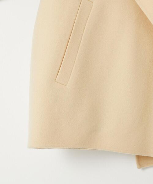 EMMEL REFINES（エメルリファインズ）の「＜EMMEL REFINES（エメル リファインズ）＞EM リバー ショール ショートコート / リバーコート（その他アウター・レディース・ナチュラル/ダークグレー/クリーム・FREE）」の8枚目の写真