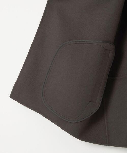 EMMEL REFINES（エメルリファインズ）の「＜EMMEL REFINES（エメル リファインズ）＞EM リバー ショール ショートコート / リバーコート（その他アウター・レディース・ナチュラル/ダークグレー/クリーム・FREE）」の13枚目の写真