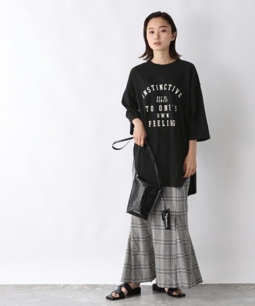 JEANASIS（ジーナシス）の「チェックマーメイドスカート/957626（スカート・レディース・グレー系その他/ブラウン系その他・FREE）」の7枚目の写真