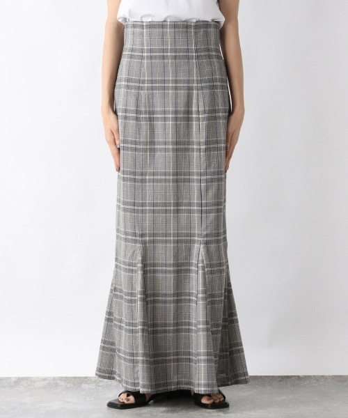 JEANASIS（ジーナシス）の「チェックマーメイドスカート/957626（スカート・レディース・グレー系その他/ブラウン系その他・FREE）」の13枚目の写真