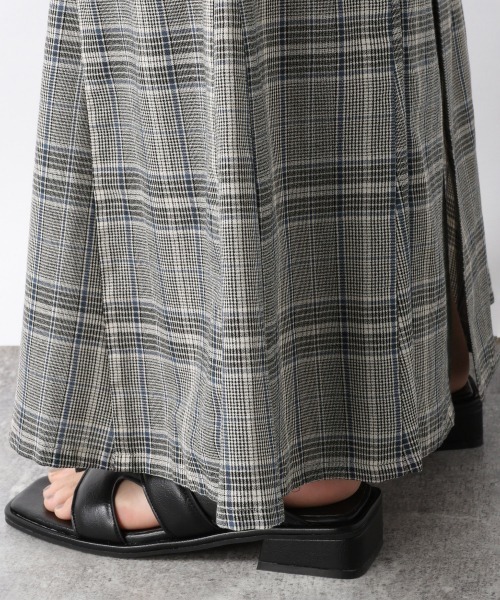 JEANASIS（ジーナシス）の「チェックマーメイドスカート/957626（スカート・レディース・グレー系その他/ブラウン系その他・FREE）」の6枚目の写真