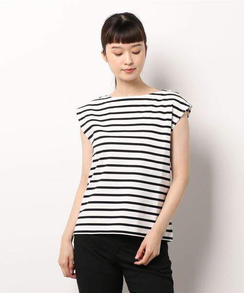 allureville（アルアバイル）の「サイド釦バスクシャツ（Tシャツ/カットソー・レディース・ホワイト/ベージュ・2）」の9枚目の写真