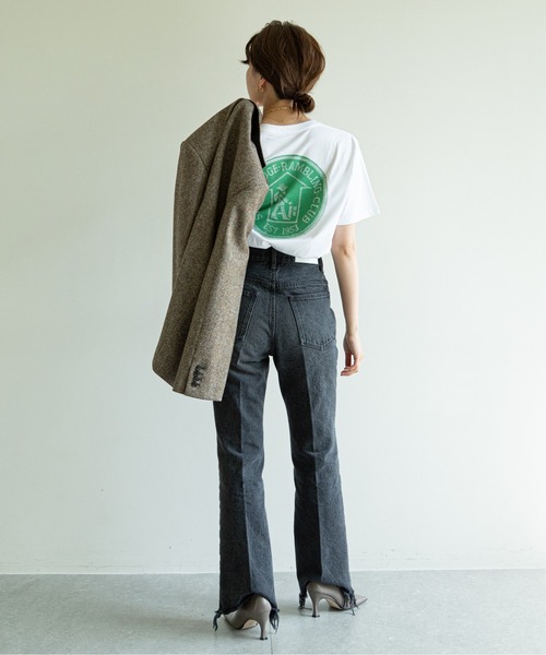 ガリャルダガランテ　ソフトフレアデニムパンツ GALLARDAGALANTE（ガリャルダガランテ）の「ソフトフレアデニム