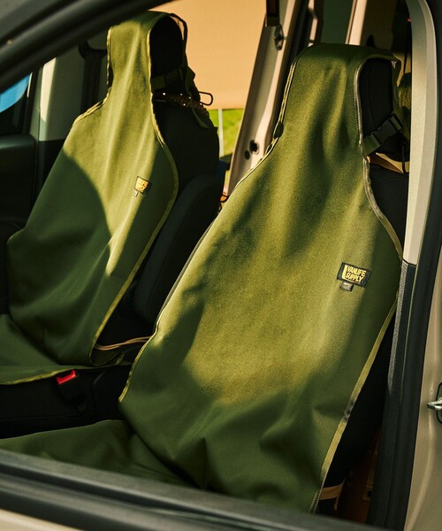 FREAK'S STORE(フリークスストア)の「VANLIFE SUPPLY BY FREAK'S STORE/ヴァンライフサプライバイフリークスストア コーデュラフロントシートカバー(アウトドアグッズ・メンズ・ベージュ/ネイビー/オリーブ/ブラック・ONE SIZE)」の3枚目の写真