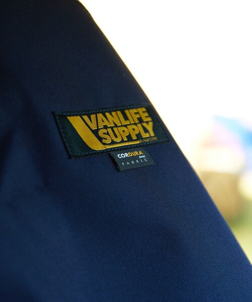FREAK'S STORE(フリークスストア)の「VANLIFE SUPPLY BY FREAK'S STORE/ヴァンライフサプライバイフリークスストア コーデュラフロントシートカバー(アウトドアグッズ・メンズ・ベージュ/ネイビー/オリーブ/ブラック・ONE SIZE)」の12枚目の写真