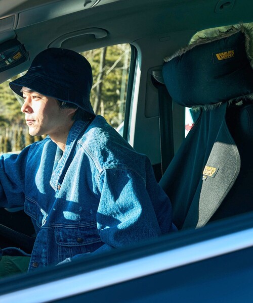 FREAK'S STORE(フリークスストア)の「VANLIFE SUPPLY BY FREAK'S STORE/ヴァンライフサプライバイフリークスストア コーデュラフロントシートカバー(アウトドアグッズ・メンズ・ベージュ/ネイビー/オリーブ/ブラック・ONE SIZE)」の18枚目の写真