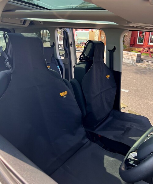 FREAK'S STORE(フリークスストア)の「VANLIFE SUPPLY BY FREAK'S STORE/ヴァンライフサプライバイフリークスストア コーデュラフロントシートカバー(アウトドアグッズ・メンズ・ベージュ/ネイビー/オリーブ/ブラック・ONE SIZE)」の20枚目の写真