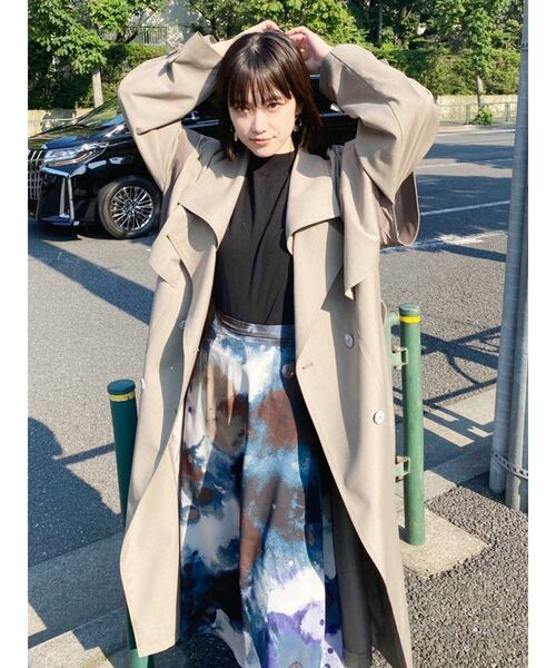 MURUA（ムルーア）の「マルチペイントフレアスカート（スカート・レディース・ブルー/カーキ・FREE）」の20枚目の写真