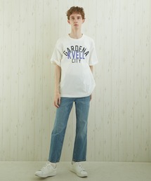 【TONE BY AS】カレッジプリントTEE(BL)