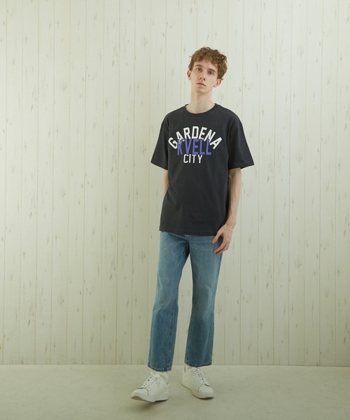 TONE SELECT WEAR(トーンセレクトウェア)の「【TONE BY AS】カレッジプリントTEE(BL)(Tシャツ/カットソー・メンズ・ホワイト/ブルー/スミクロ・MEDIUM/LARGE)」の12枚目の写真