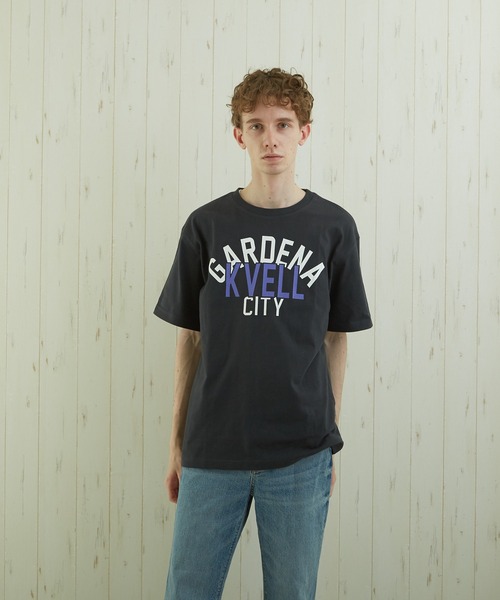 TONE SELECT WEAR(トーンセレクトウェア)の「【TONE BY AS】カレッジプリントTEE(BL)(Tシャツ/カットソー・メンズ・ホワイト/ブルー/スミクロ・MEDIUM/LARGE)」の14枚目の写真