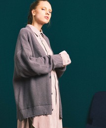 MAISON SPECIAL | 《ユニセックスアイテム》プライムオーバークラッシュニットVネックカーディガン 【MAISON SPECIAL/メゾンスペシャル】(カーディガン/ボレロ)