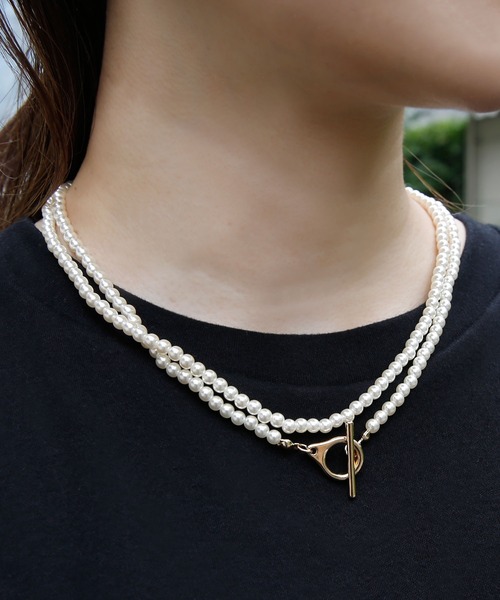 colleca la（コレカラ）の「ロングパールラリエット（ネックレス・レディース・ゴールド・ﾌﾘ-）」の9枚目の写真