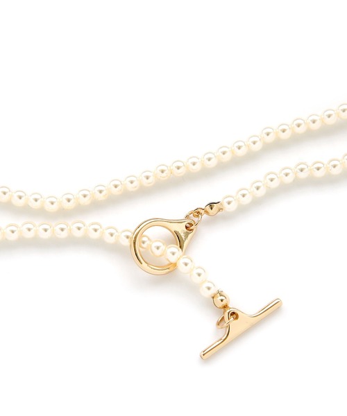 colleca la（コレカラ）の「ロングパールラリエット（ネックレス・レディース・ゴールド・ﾌﾘ-）」の8枚目の写真