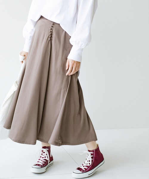 haco!(ハコ)の「【φ】楽ちんなのに女っぽなメリハリシルエットが叶う 大人のサテンマーメイドスカート(スカート・レディース・ベージュ/ブラウン・LARGE/SMALL/MEDIUM/X-LARGE)」の14枚目の写真