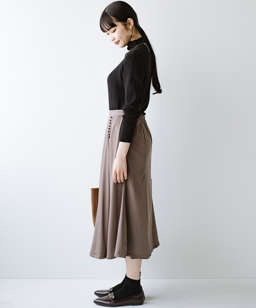 haco!(ハコ)の「【φ】楽ちんなのに女っぽなメリハリシルエットが叶う 大人のサテンマーメイドスカート(スカート・レディース・ベージュ/ブラウン・LARGE/SMALL/MEDIUM/X-LARGE)」の20枚目の写真