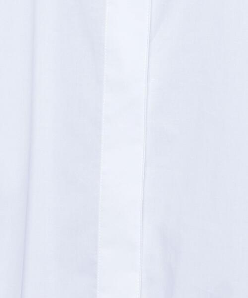 H　BEAUTY&YOUTH UNITED ARROWS（エイチビューティーアンドユースユナイテッドアローズ）の「＜H＞COTTON TYPEWRITER MUTTON SLEEVE BLOUSE/ブラウス◆（シャツ/ブラウス・レディース・ホワイト/ネイビー・S/M）」の12枚目の写真