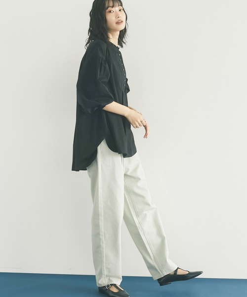 CRAFT STANDARD BOUTIQUE（クラフトスタンダードブティック）の「カツラギワークパンツ　＊（カーゴパンツ・レディース・ライトグレー/ブラック/ベージュ・M/L）」の8枚目の写真